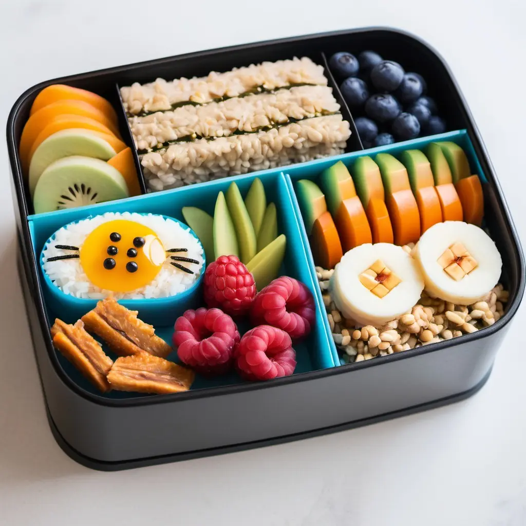 Eine gesunde Lunchbox mit kleinen Snacks drinnen als Meal Prep Tipps