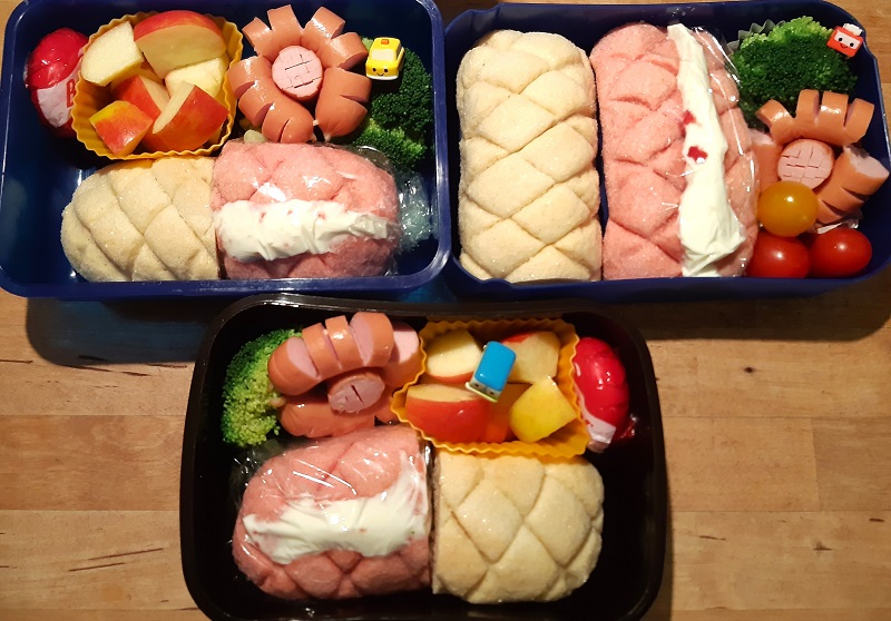 Melonpan Bento Box Rezept – Schnelles Melonpan mit fertigem Brot